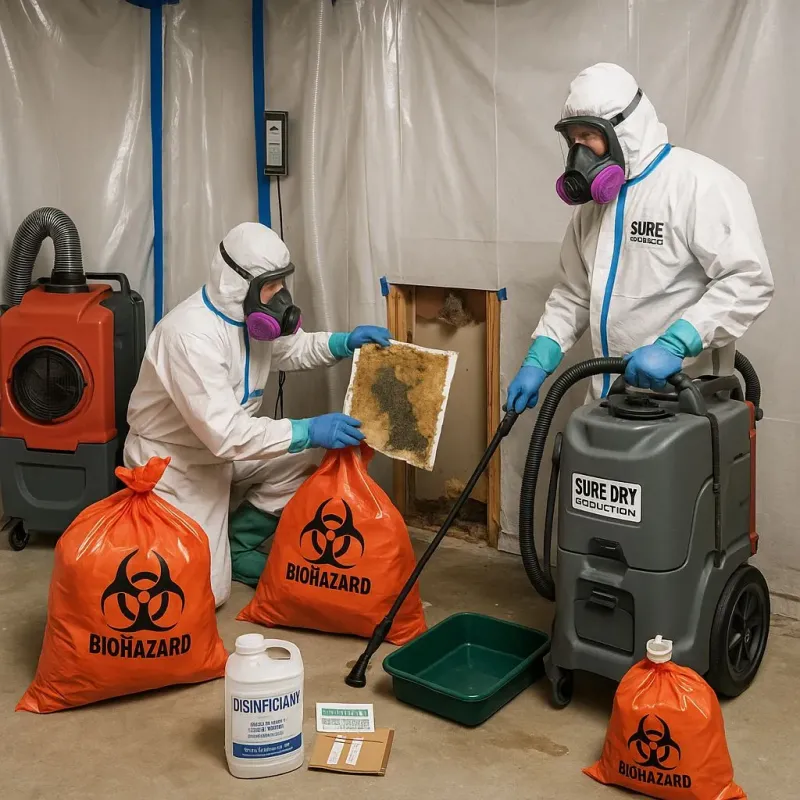 Contaminated Water Handling Protocols process in Hebron Estates, KY